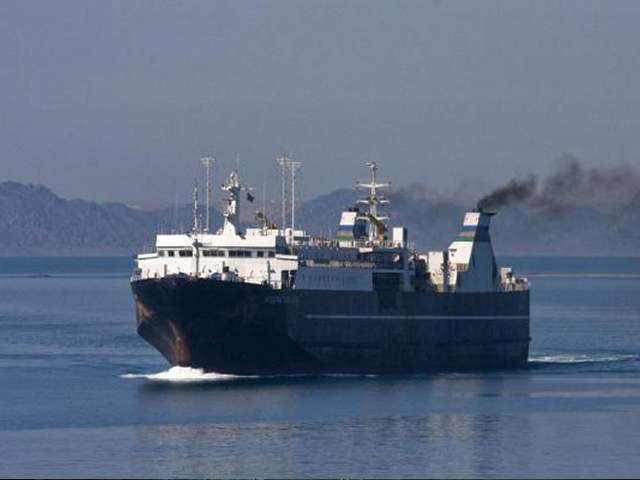 De Ferry van Baku naar Turkmenbashi
